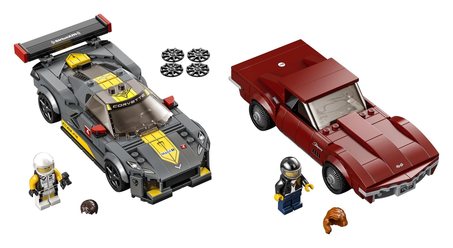 76903 LEGO® Speed Champions Chevrolet Corvette C8.R Race Car ir 1968 Chevrolet Corvette цена и информация | Klotsid ja konstruktorid | kaup24.ee