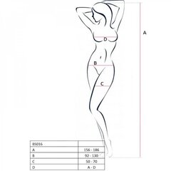 Красный чулок для тела с длинными подвязками цена и информация | Сексуальное женское белье | kaup24.ee