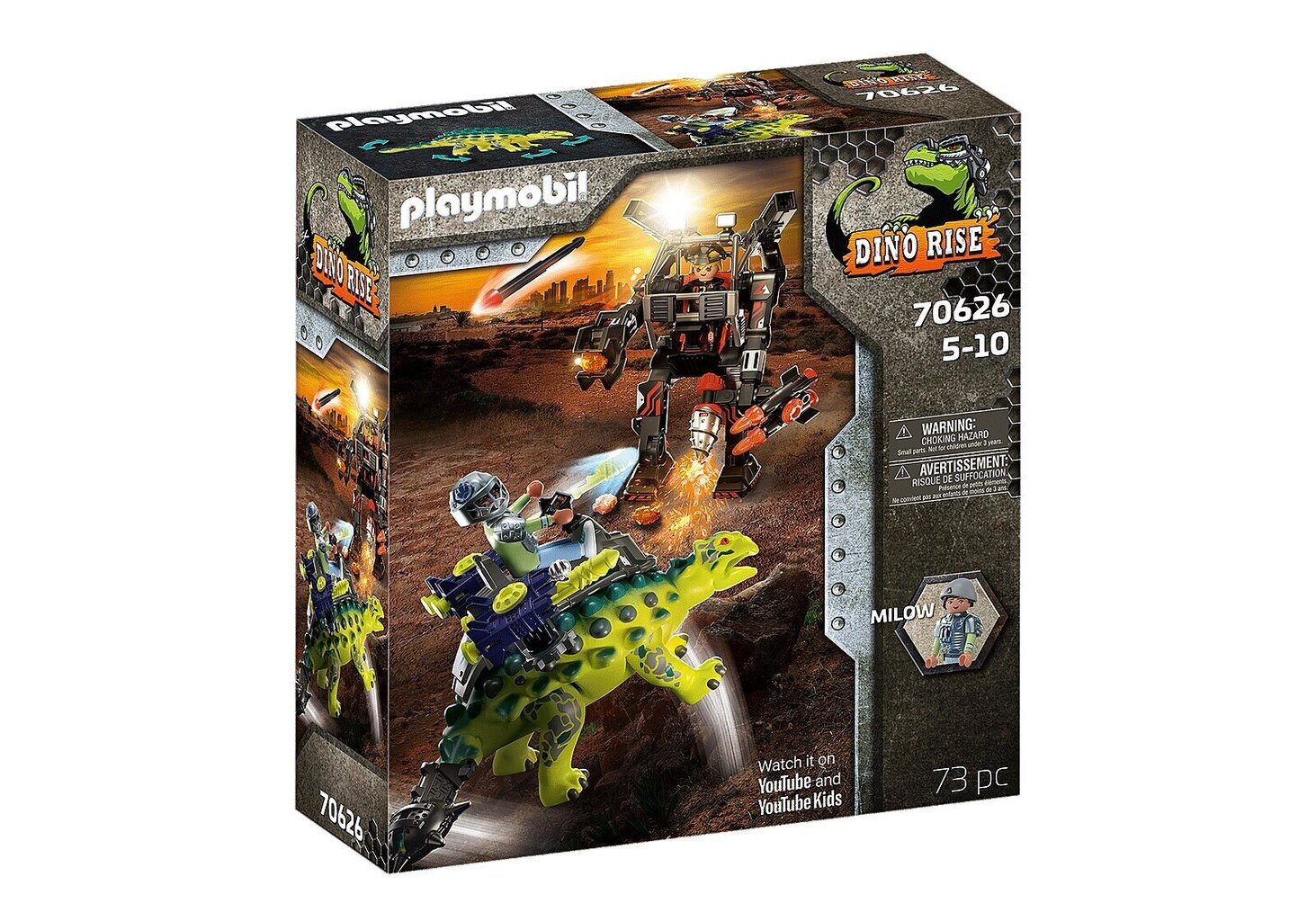 70626 PLAYMOBIL® Dino Rise, Saichania: Robotite sissetung цена и информация | Klotsid ja konstruktorid | kaup24.ee