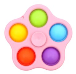 Игрушка-спиннер «Pop It» , 5 цветов, розовый цена и информация | Настольные игры | kaup24.ee
