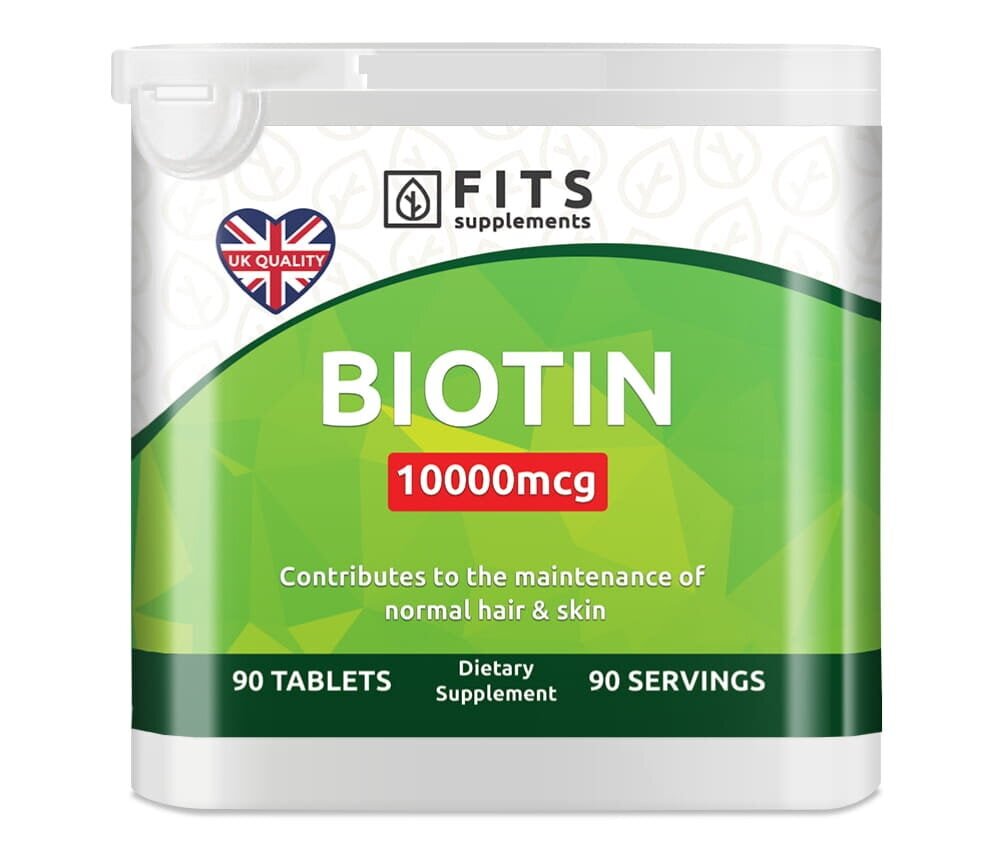Toidulisand Biotiin 10000 mcg 90 tabletti hind ja info | Vitamiinid, toidulisandid, ilu preparaadid | kaup24.ee