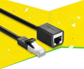 Kaabel Ugreen RJ45, 50 cm UGR259BLK hind ja info | Kaablid ja juhtmed | kaup24.ee