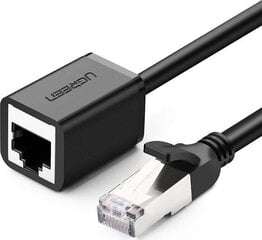 Kaabel Ugreen RJ45, 50 cm UGR259BLK hind ja info | Kaablid ja juhtmed | kaup24.ee