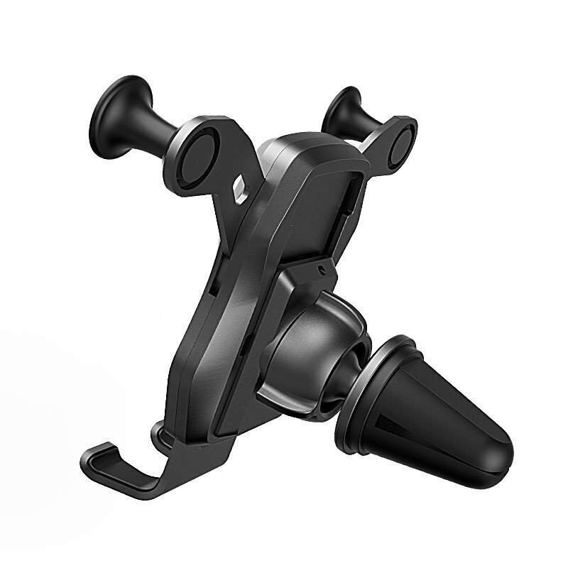 Telefonihoidik Wozinsky Horizontal / Vertical Gravity Car Mount, must (Wch-04) hind ja info | Mobiiltelefonide hoidjad | kaup24.ee