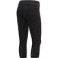 Naiste püksid Adidas Own the Run Tight 3/4 W CF6222, must цена и информация | Naiste spordiriided | kaup24.ee