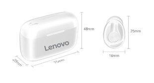 Lenovo Stereo HT18 White цена и информация | Наушники | kaup24.ee