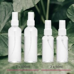 Pihustuspudelite komplekt 2x100ml ja 2x50ml цена и информация | Масла, гели для душа | kaup24.ee