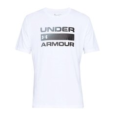 Спортивная мужская футболка Under Armour Team Issue Wordmark M 1329582-100, 47608, белая цена и информация | Мужская спортивная одежда | kaup24.ee