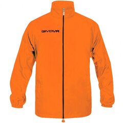 Meeste spordijakk Givova Rain Basico Fluo RJ001 0028, 50325 цена и информация | Мужская спортивная одежда | kaup24.ee