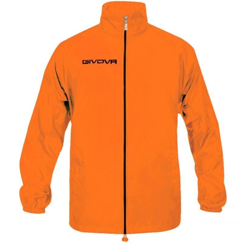 Meeste spordijakk Givova Rain Basico Fluo RJ001 0028, 50325 hind ja info | Meeste spordiriided | kaup24.ee