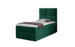 Кровать Nore Rivia 03, 90x200 см, зеленая
