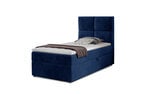 Кровать NORE Rivia 01, 90x200 см, синяя