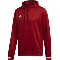 Meeste Dressipluus Adidas Team 19 Hoody M DX7335, punane Punane XXXL hind ja info | Meeste pusad | kaup24.ee