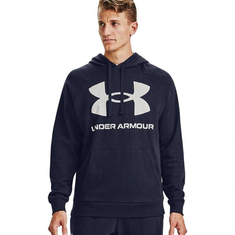 Meeste dressipluus Under Armour Rival Fleece Big Logo HD M 1357093 410, 67114 hind ja info | Meeste pusad | kaup24.ee