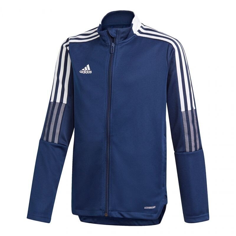 Kampsun lastele Adidas Tiro 21 Track Jr GK9662 77811, sinine цена и информация | Poiste kampsunid, vestid ja jakid | kaup24.ee