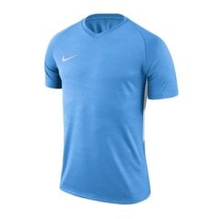 Спортивная футболка для мальчиков Nike JR Tiempo Prem Jr. 894111 412, синий цена и информация | Рубашки для мальчиков | kaup24.ee