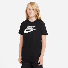 Nike laste T-särk NSW TEE FUTURA ICON, must hind ja info | Poiste särgid | kaup24.ee