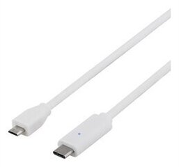 Deltaco USBC-1031, USB-C/micro USB, 2 м цена и информация | Кабели для телефонов | kaup24.ee