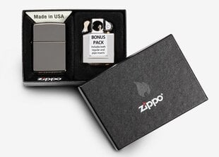 Подарочный набор 29789. Зажигалка ZIPPO Black Ice® &amp; Вставной блок для трубок. цена и информация | Зажигалки и аксессуары | kaup24.ee