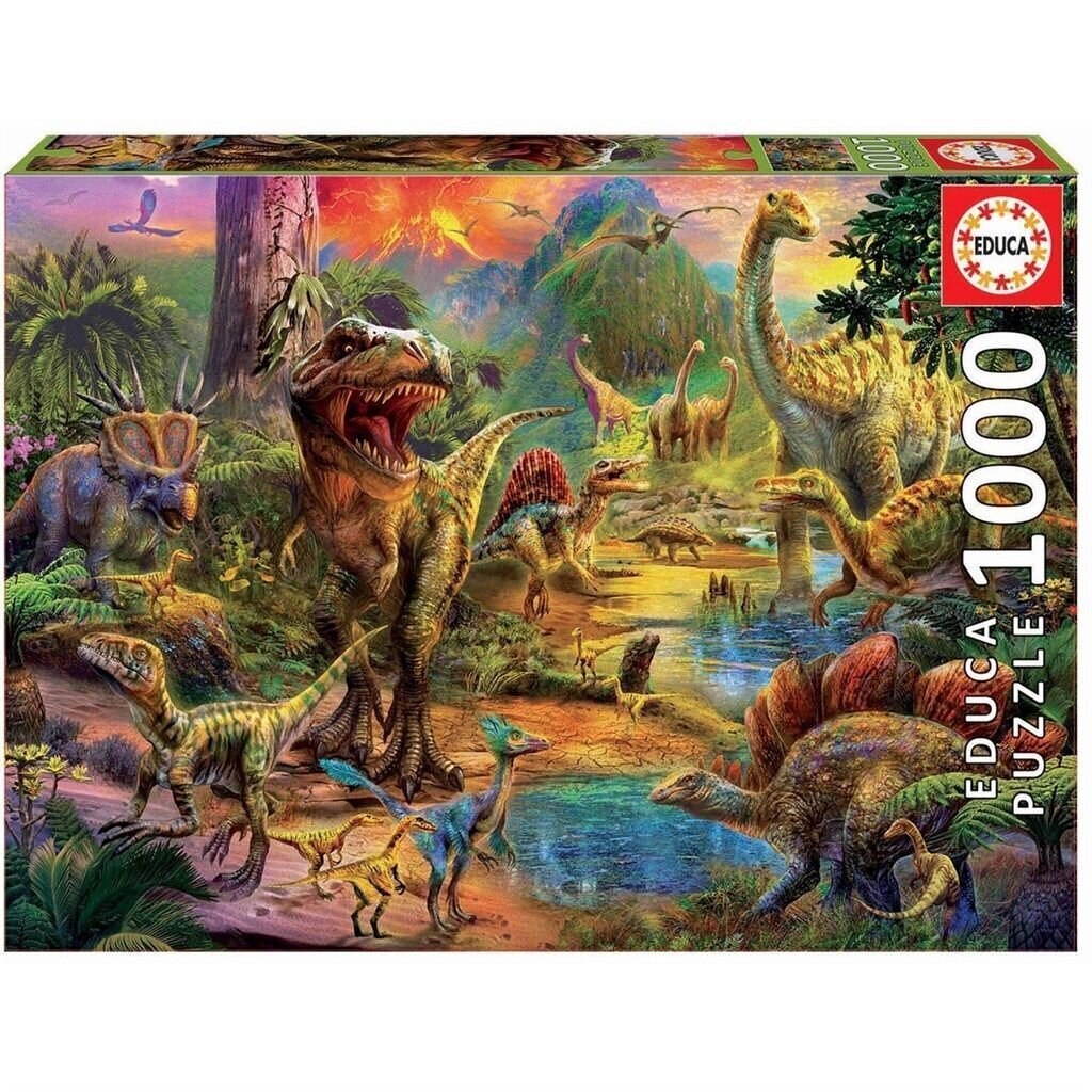Pusle Land of Dinosaurs, 1000 tk hind ja info | Pusled | kaup24.ee