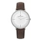 Meeste käekell Pierre Cardin Belleville Park Brown Leather Watch цена и информация | Meeste käekellad | kaup24.ee