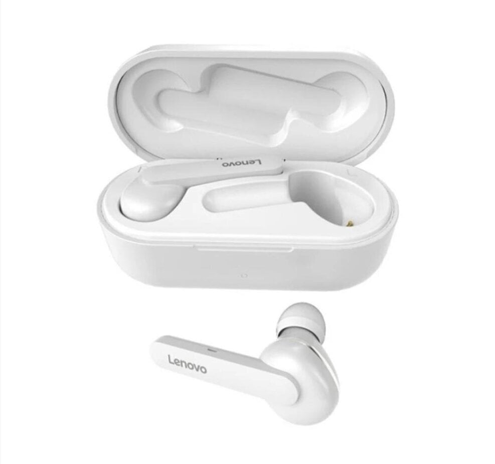 Lenovo HT28 TWS kõrvaklapid Touch Control True Wireless In-ear kõrvaklapid LEN-HT28-W valge hind ja info | Kõrvaklapid | kaup24.ee