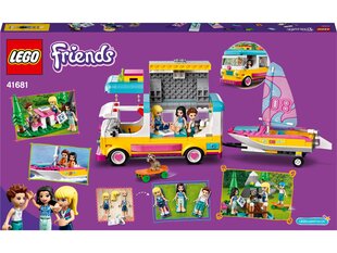 41681 LEGO® Friends Лесной дом на колесах и парусная лодка цена и информация | Конструкторы и кубики | kaup24.ee