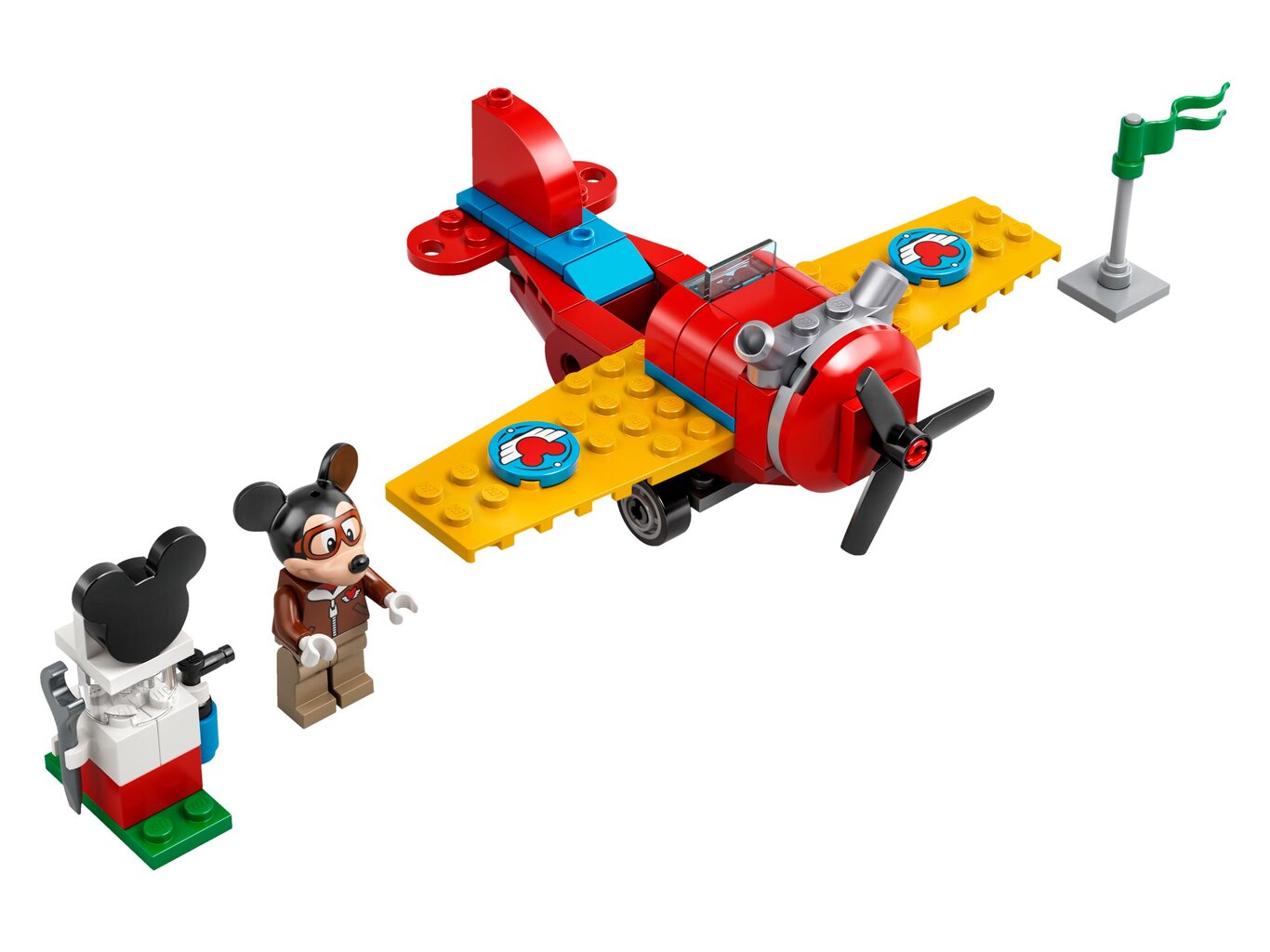 10772 LEGO® | Disney Mickey and Friends Miki Hiire propellerlennuk цена и информация | Klotsid ja konstruktorid | kaup24.ee