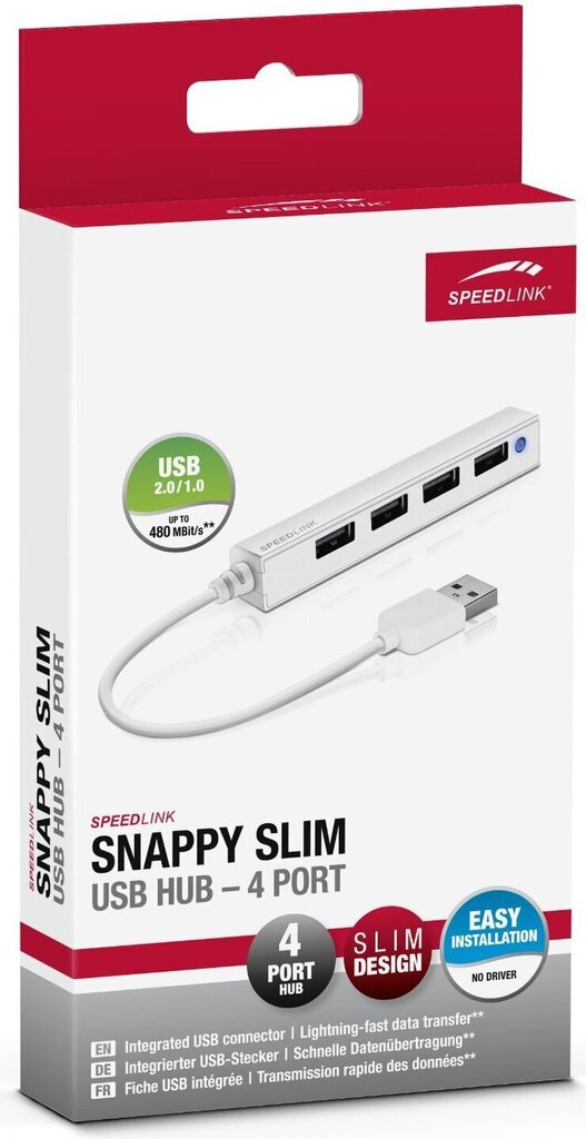 Speedlink SL-140000-WE hind ja info | USB jagajad, adapterid | kaup24.ee