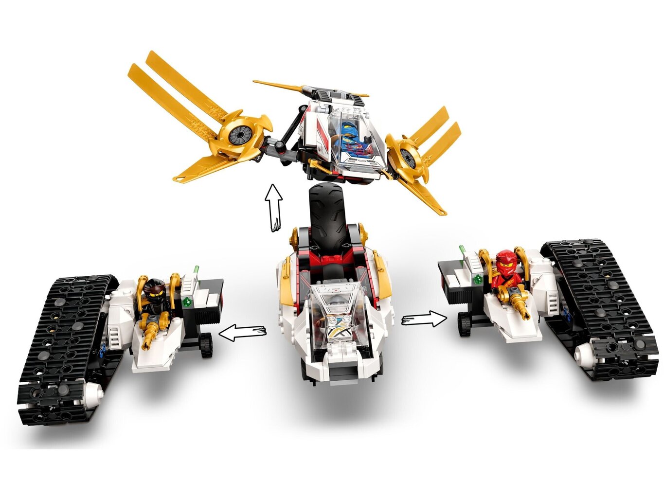 71739 LEGO® NINJAGO Ultraheli-roomikauto hind ja info | Klotsid ja konstruktorid | kaup24.ee