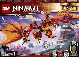 71753 LEGO® NINJAGO Tuledraakoni rünnak цена и информация | Конструкторы и кубики | kaup24.ee