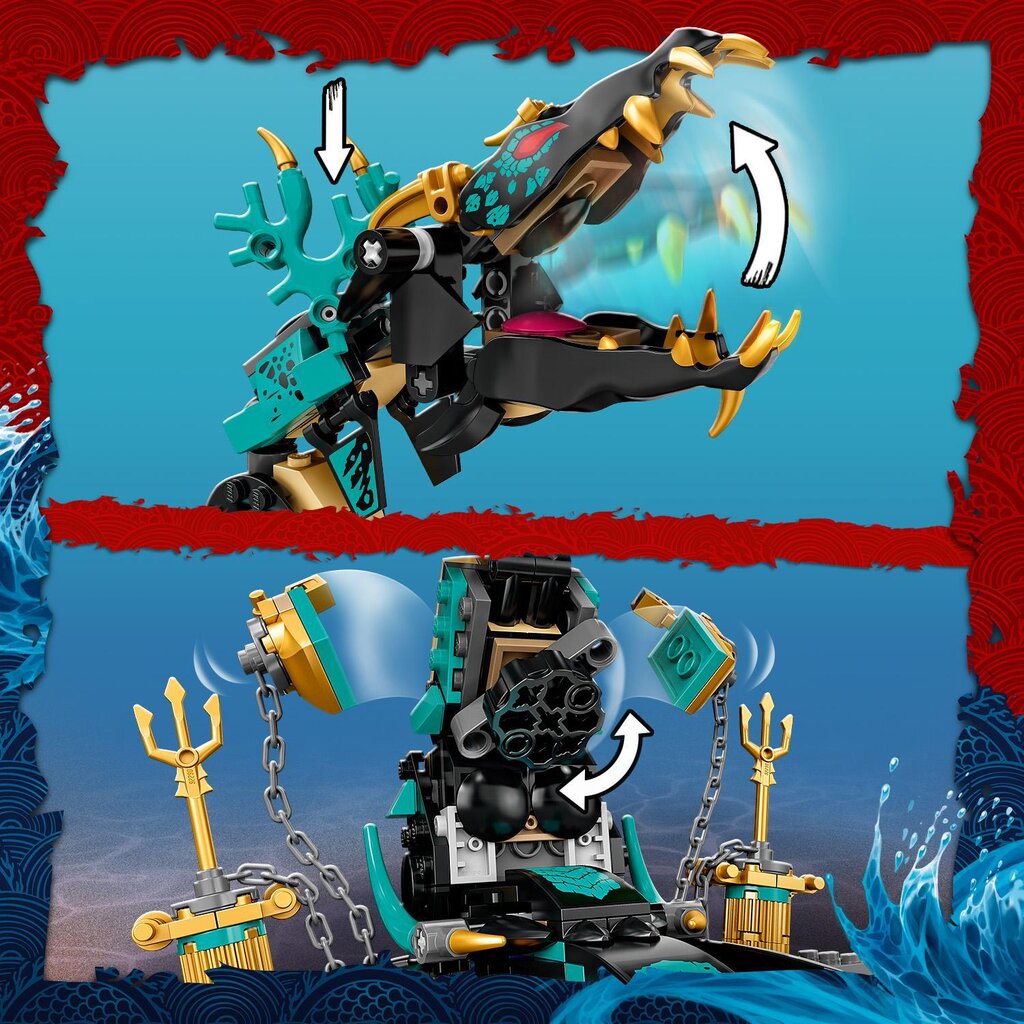 71755 LEGO® NINJAGO Otsatu mere tempel hind ja info | Klotsid ja konstruktorid | kaup24.ee