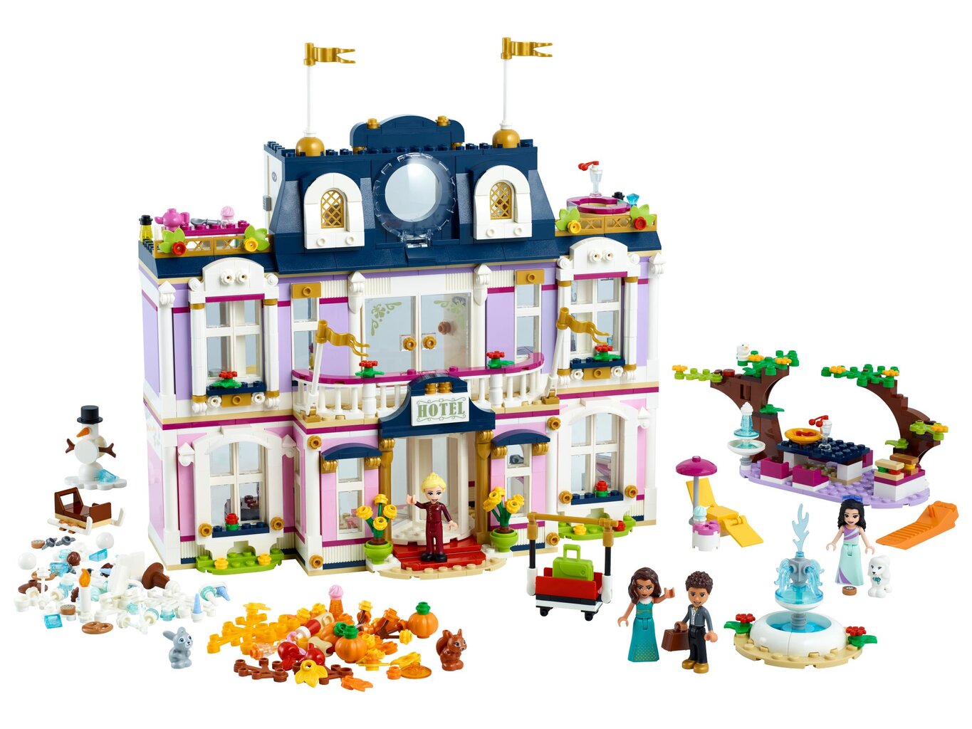 41684 LEGO® Friends Hartlake suur hotell hind ja info | Klotsid ja konstruktorid | kaup24.ee