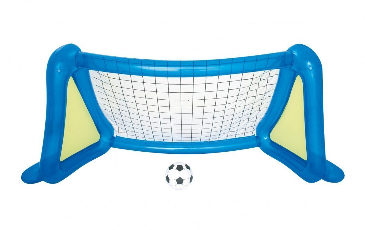 Täispuhutav jalgpallivärav duši ja palliga Bestway Inflatable Gate and Ball hind ja info | Mänguasjad (vesi, rand ja liiv) | kaup24.ee