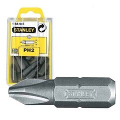 Насадка крестовая Stanley PH2 25мм (25 шт.) 1-68-946 цена и информация | Механические инструменты | kaup24.ee