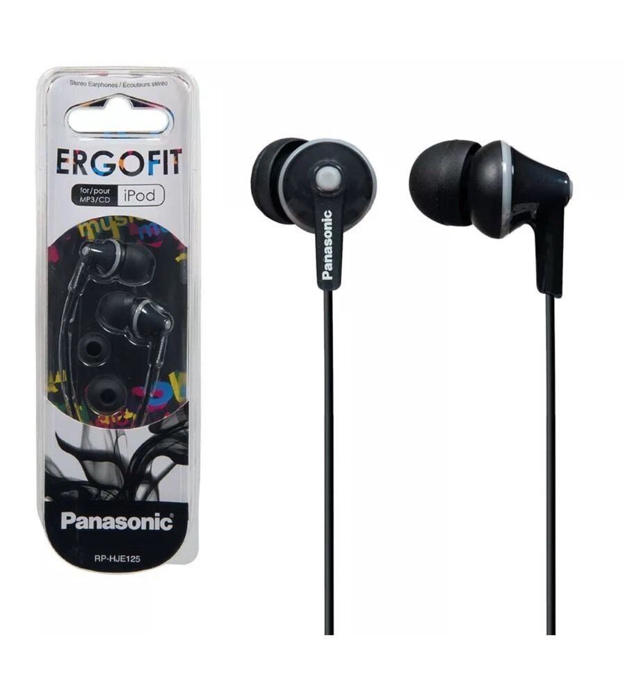 juhtmega kõrvasisesed kõrvaklapid Panasonic RP-HJE125E hind ja info | Kõrvaklapid | kaup24.ee