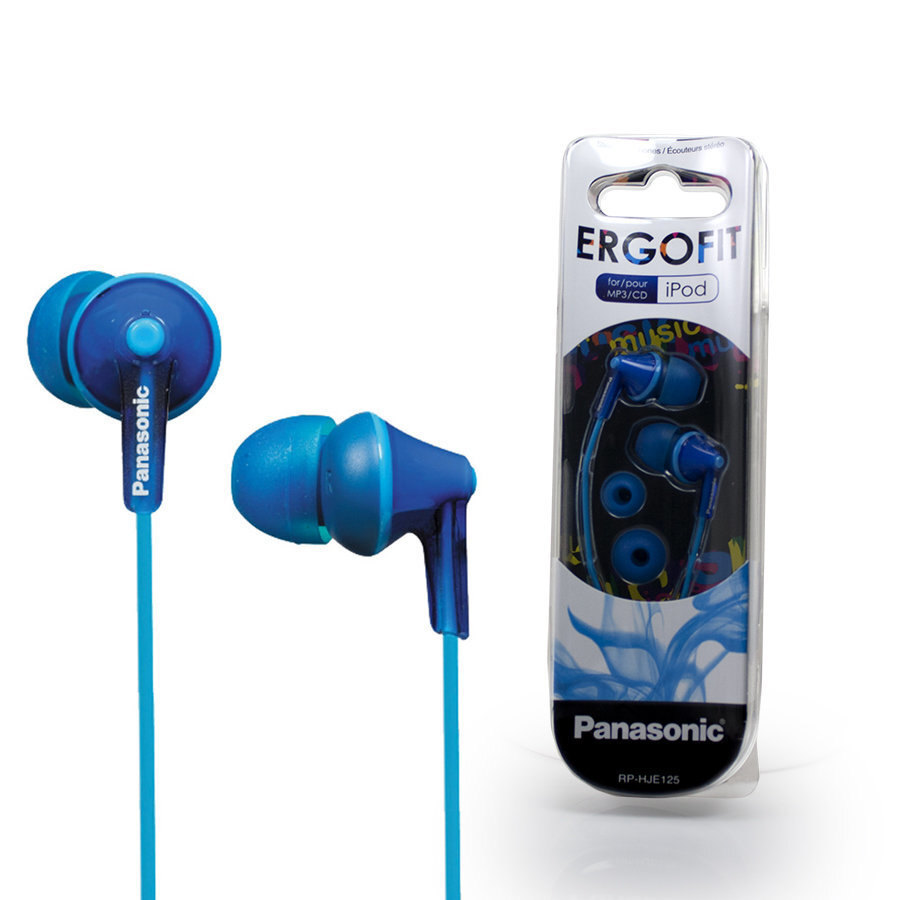 Panasonic RP-HJE125E Blue hind ja info | Kõrvaklapid | kaup24.ee