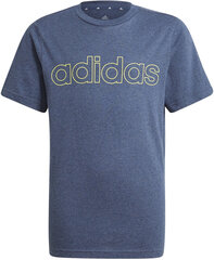 Adidas Футболки B Lin T Blue GN4001/152 цена и информация | Рубашки для мальчиков | kaup24.ee