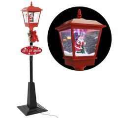 vidaXL jõulu tänavalamp jõuluvanaga 180 cm LED цена и информация | Гудки для вечеринки Clown Face (4шт.) | kaup24.ee