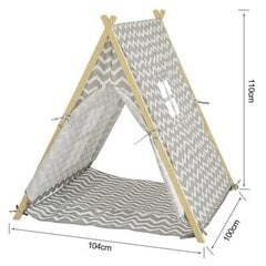 Детская палатка с ковриком SoBuy, OSS02-HG цена и информация | Детские игровые домики | kaup24.ee