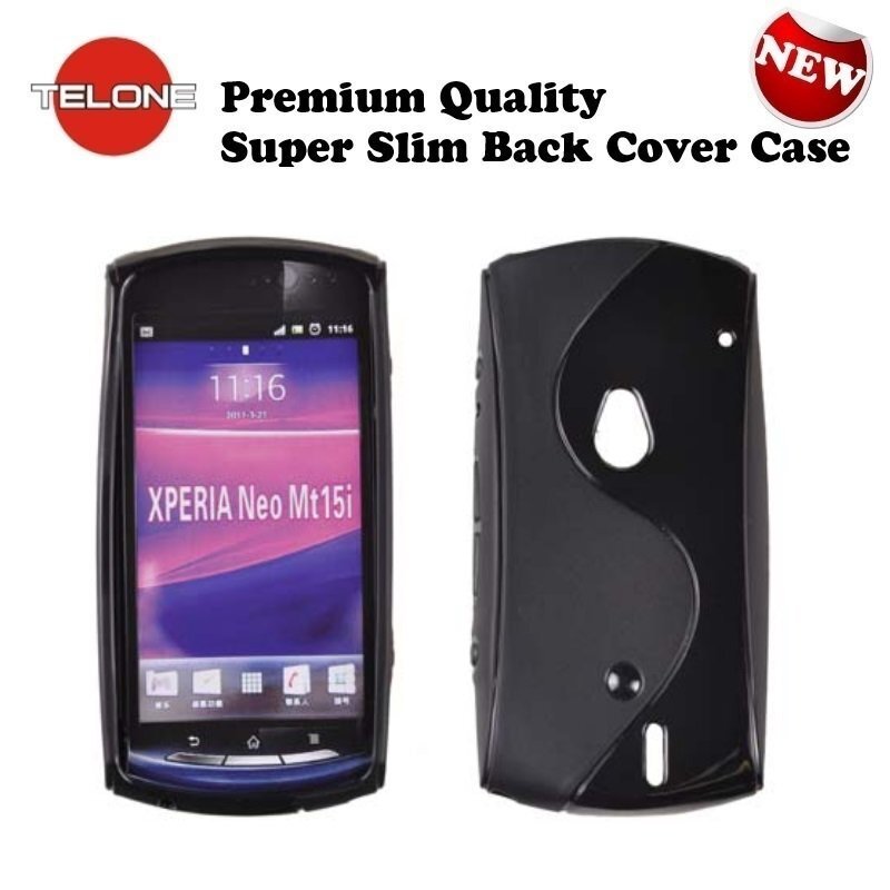 Telone back case S-Case for Sony MT15i/MT11i Neo V black hind ja info | Telefoni kaaned, ümbrised | kaup24.ee