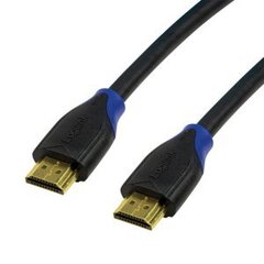 HDMI Kaabel Ethernetiga LogiLink CH0062 2 m Must цена и информация | Кабели и провода | kaup24.ee