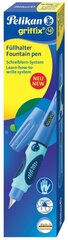 Ручка перьевая Pelikan Griffix-4, для левшей, синяя цена и информация | Письменные принадлежности | kaup24.ee