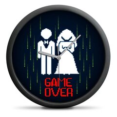 Game Over настенные часы цена и информация | Оригинальные часы | kaup24.ee