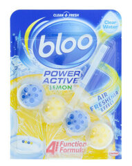 Bloo wc-poti puhastaja-värskendaja Power Active Lemon, 50 g hind ja info | Puhastusvahendid | kaup24.ee