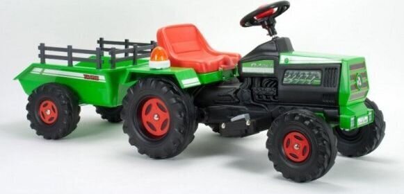 Laste elektriline traktor koos haagisega Injusa Basic цена и информация | Laste elektriautod | kaup24.ee
