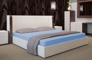 Kummiga voodilina Jersey 90x200 cm, sinine цена и информация | Простыни | kaup24.ee