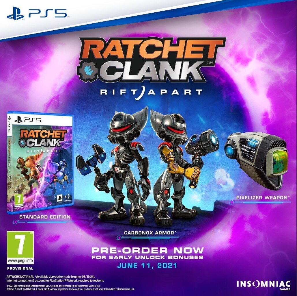 PlayStation5 mäng Ratchet & Clank: Rift Apart цена и информация | Arvutimängud, konsoolimängud | kaup24.ee