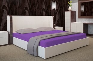 Kummiga voodilina Jersey 90x200 cm, lilla I цена и информация | Простыни | kaup24.ee