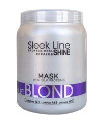 Juuksemask Stapiz Sleek Line Violet Blond 1000 ml цена и информация | Бальзамы, кондиционеры | kaup24.ee